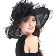 Material: Organza (100% Polyester)/Feathers/Mesh. Classic Floppy Sun Hat, Elegant Mesh Bow Fascinators With Feathers Decorating. Extremely Lightweight. Come With A Sizing Adjust String Inside The Crown. It Can Fit The Most Female Head Circumference Between 21.5 Inches~23.5 Inches. 5.6 Inches Brim Width, Crown Tall 3.9 Inches. Recommend To Wear For Derby Day, Horse Race Event, Wedding, Church, Girls Party And Any Formal Occasion. Even Just For A Casual Wearing Is Also Perfect And Stunning. Summer Evening Hats With Feather Trim, Summer Party Hat With Feather Trim, Winter Party Hats With Feathers, Evening Hats With Feather Trim For Spring, Black Feather Trim Hat For Kentucky Derby, Spring Evening Hat With Feather Trim, Spring Evening Hats With Feather Trim, Spring Beach Hat In Mesh, Summer Hat With Feather Trim