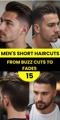 Short Haircut for Men Short Haircut For Men, Best Short Haircuts For Men, Short Haircuts For Men, Short Hairstyles For Men, Buzz Cuts, Best Short Haircuts, Hairstyles For Men, Short Haircut