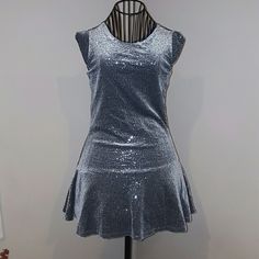 Girls New Year/Holiday Dress/ wedding/Party. 10/12 Nice Brand New Children's Place dress Gray/Silver. Velour material stretchy. Children's place Dresses Formal Metallic Sleeveless Dress For Costume Party, Silver Festive Dress For Holidays, Gray Winter Party Dress, Silver Holiday Dresses For Festive Occasions, Silver Festive Holiday Dress, Silver Festive Dresses For Party Season, Silver Dresses For Party Season, Silver Mini Dress For Festive Holiday Occasion, Festive Silver Mini Dress For Holidays