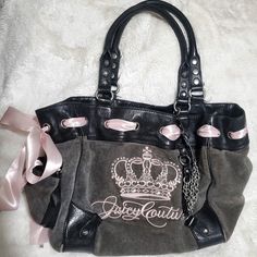 Juicy Couture Aesthetic, 2000s Juicy Couture, K Fashion, Girly Bags