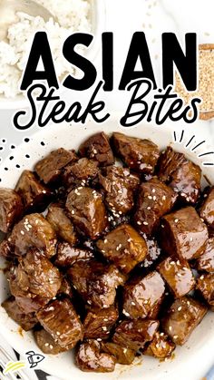 Soy Sauce Steak Bites, Steak Chow Mein Recipe, Terriyaki Steak, Best Chicken Chow Mein Recipe, Camping Steak, Asian Steak, Asian Steak Bites, Sirloin Steak Recipes, Teriyaki Steak