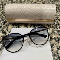 Jimmy Choo Sunglasses Neiza/S J6su3. Like New Condition. Worn Less Then 5 Times. Navy Color. Pet/Smoke Free Home. Jimmy Choo Sunglasses, Navy Color, Jimmy Choo, Sunglasses Accessories, Color Blue, Like New, Women Accessories, Sunglasses, Pet