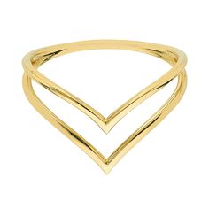 Make a bold statement when you add this polished 14k gold double chevron ring to your finger. Make a bold statement when you add this polished 14k gold double chevron ring to your finger.  Nickel free Metal: 14k gold Packaging: boxed Width: 11.25 mm Finish: polished Size: 8. Color: Yellow. Gender: unisex. Age Group: adult. Gold Packaging, Chevron Ring, Rings Statement, Statement Rings, Gender Female, Gold Rings, Jewelry Watches, Age Group, Gold Bracelet