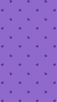 a purple background with hearts on it