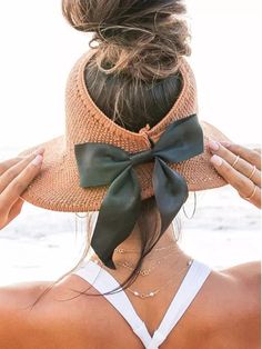 FREE SHIPPING ON ALL ORDERS OVER $50 | 100% SATISFACTION GUARANTEED Click "ADD TO CART" To Get Yours Now | Up To 60% OFF ✨ A fashionable wide brim hollow out beach hat from Arimonz fashion. This sun visor is an elegant summer straw hat with a large brim to protect your face from the sun and UV rays. The foldable design makes it easy to put into the bag when you are traveling. The straw material keeps you cool and comfortable all day. Features: 📌 Comfortable to wear 📌 Excellent hat, adjustable Summer Straw Hat, Straw Hat Beach, Summer Hats For Women, Travel Hat, Sun Visor, Beach Hat, Hats For Sale, Wide Brimmed Hats, Brim Hat