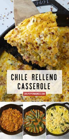 This easy chile relleno casserole is a versatile one-pan dish made with roasted poblanos, eggs, and cheese—perfect for breakfast, brunch, or dinner. Stuffed Chili Relleno Recipe, Chile Relleno Casserole Recipe, Chile Relleno Casserole, Vegetarian Chicken, Mexican Cooking, Mexican Food Recipes Authentic, Mexican Dishes, Spicy Recipes, One Pot Meals