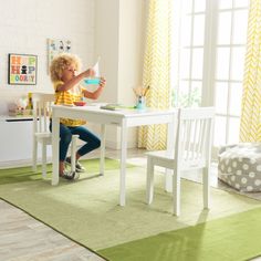 Doing Homework, Table And Chair Set, Play Table, Activity Table, Small Chair, Writing Table, Table And Chair, Kid Table, Childrens Furniture