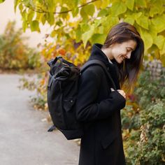 We have a very comfortable backpack for your everyday usage with inside zip pocket for small items, with the prefix of the protective foam, exterior zip pocket with organizer inside for easy organization of small things. This backpack will be your ideal companion when you're traveling, or as a school, college, or university bag.We pay much attention to the quality of our products.Sewing, details, stylish design - all these components are performed to satisfy you every day with comfortable and ea University Bag, Backpack For Travel, Sewing Details, Men Backpack, Travel Rucksack, Laptop Bag For Women, Easy Organization, Roll Top, Small Things