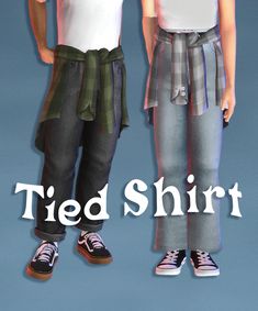 two people standing next to each other in front of a blue background with the words ted shirt on it