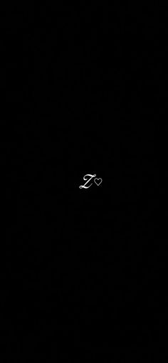 Letra Z en fondo negro The Letter Z Aesthetic, Z Initial Wallpaper, Z Initial, Roblox T-shirt, Preppy Wallpaper