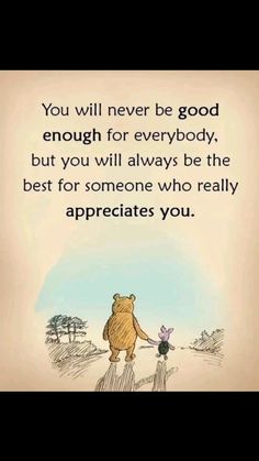 winnie the pooh and piglet quote with an image of two people walking together