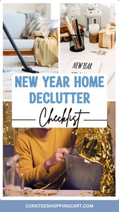 the new year home declutter checklist is here