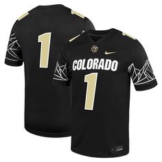 Get ready for Colorado Buffaloes game day with this Untouchable Game Jersey. Designed by Nike with a lightweight and breathable polyester, you'll feel comfortable even when sweating through a tight fourth quarter. The electric Colorado Buffaloes graphics will have you feeling like a part of the team. Athleisure Activewear For Sports Events With Team Logo, Nike Team Spirit Activewear For Sports Events, Nike Team Spirit Activewear For Sports Season, Team-colored Go-dry Activewear For Sports Events, Moisture-wicking Team-colored Activewear For Sports, Nike Dri-fit Activewear For Sports Season, Game Day Moisture-wicking Activewear For Sports Season, Sporty Activewear For Game Day, Collegiate Activewear For College Sports Season