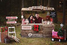 Hot Cocoa Stand Cuteness - House of Hargrove Christmas Photo Shoot Ideas, Cocoa Stand, Christmas Mini Shoot, Hot Cocoa Stand, Christmas Photo Shoot, Picture Props, Christmas Photo Ideas, Mini Session Ideas, Photography Mini Sessions