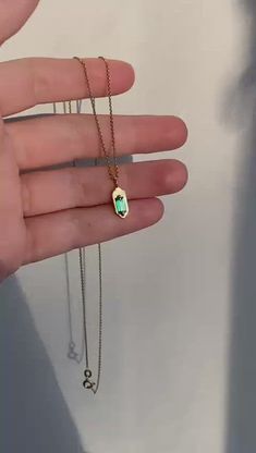 Minimalist Gold Emerald Gemstone Necklace, Minimalist Emerald Pendant Necklace, Minimalist Gold Emerald Necklace, Emerald Set, Gold Disc Necklace, Casual Luxe, Amulet Necklace, Gold Disc, Pendent Necklace