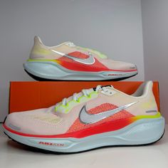 Nike Air Zoom Pegasus 41 Size 13 Men Summit White Sku: Fd2722-100 100% Authentic Brand New With Box (Box Is Missing Lid) Any Questions? Make Sure To Ask Price Firm White Chrome, Shoes Nike Air, Nike Air Zoom Pegasus, Shoes Nike, White Nikes, Size 13