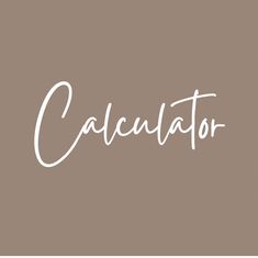 the word caucator written in white on a brown background