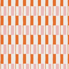 an orange and pink geometric pattern