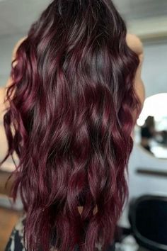 Deep Magenta Hair Colors And Styles, Magenta Hair Colors, Funky Hair Colors, Red Balayage Hair, Magenta Hair, Deep Magenta, Creative Hair Color