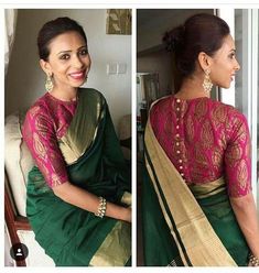 Indian Blouse Designs, Cotton Saree Blouse, Sari Design, Saree Blouse Neck Designs, Blouse Design Images, Sari Blouse Designs, Indian Saree Blouses Designs