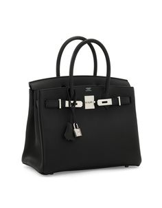 A BLACK TOGO LEATHER BIRKIN 30 WITH PALLADIUM HARDWARE | HERMÈS, 2018 | 21st Century, bags | Christie's Slp Aesthetic, Birkin Aesthetic, Hermes Birkin Handbags, Handbags Vintage, Colorful Handbags, Birkin 30, Behati Prinsloo, Woven Handbags, Perfect Handbag