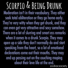 the poem scorpion and being drunk