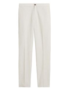 Slim Elastic-Waist Linen-Cotton Pant | Banana Republic Cotton Linen Pants, Banana Republic, Pajama Pants, Elastic Waist, Sweatpants, Elastic, Pants, Tracksuit Bottoms, Trousers