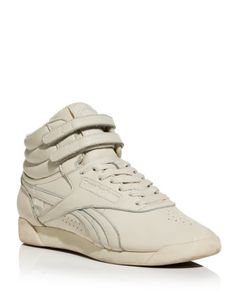 Reebok x Anine Bing Women's Freestyle High Top Sneakers Reebok High Tops, Annie Bing, High Tops Outfit, Sneakers High Top, Mid Top, Anine Bing, Style Expert, White Sneaker, Black Nikes