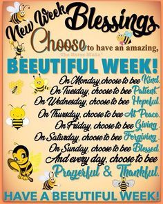 a poster with the words, new year's blessings and bees on it