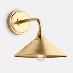 an image of a brass wall light