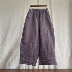 Women Spring Loose Linen Pants Plus Size