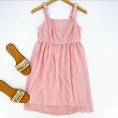 This Blush Colored Babydoll Dress With Textured Fabric Features A Smocked Back And Is Sleeveless. Lined Fits True To Size As A Women's Fit S(2/4) 100% Polyester Flowy Sleeveless Dress For Dress-up, Casual Sundress For Summer Dress-up, Pink Sleeveless Dress With Spaghetti Straps For Brunch, Sleeveless Ruffled Dress For Summer Dress-up, Summer Sleeveless Dress With Ruffles For Dress-up, Summer Sundress With Ruffles For Dress-up, Summer Sleeveless Dress For Dress-up, Casual Sleeveless Summer Dress For Dress-up, Sleeveless Sundress For Spring Dress-up