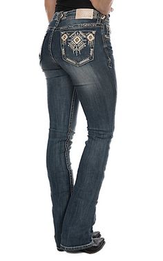 Leotard Fashion, Western Outfits Women, Women Fashion Edgy, Rock Revival Jeans, Women Pants