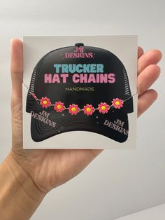 Introducing our Trucker Hat Chains - a unique accessory that elevates your style  Choose from different chain options to match your personal style and hat colors. Can also be used for backpacks, jackets, and anything it'll clasp onto.  Features: *Length & Adjustability: Featuring an adjustable length mechanism to fit various hat sizes and wearer preferences *Easy Clip-On Design: Equipped with a secure, yet easy-to-use clasp that attaches seamlessly to your trucker hat and clothing, making it a b Hat Chain, Clothing Making, Chapeau Cowboy, Hat Accessories, On Design, Stylish Gifts, Cowboy Hat, Accessories Unique, Sport Event