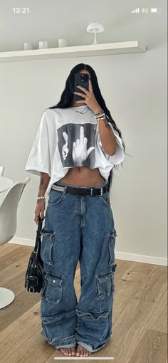 Streetwear Women Outfits, Look Hip Hop, Street Wear Outfits, Looks Pinterest, Casual Chic Outfit