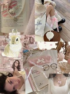 a collage of photos with many different things in it including clothing, shoes and accessories