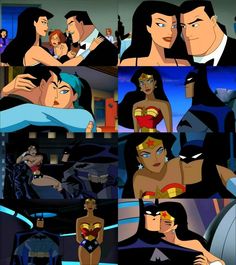 batman and wonder woman in the animated movie