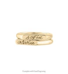 14k Gold Signet Ring, Pinky Signet Ring, Forever Rings, Single Ring, Name Rings, Bridal Engagement Rings, Gold Signet Ring, Band Jewelry, Ring Style