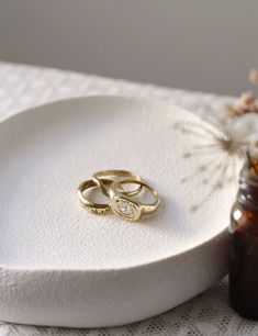 Gold Floral Signet Ring With Diamond Solid Gold Engagement - Etsy Dainty Recycled Gold Signet Ring For Wedding, Gold Engraved Ring With Bezel Setting For Wedding, Delicate Yellow Gold Signet Ring For Wedding, Delicate Gold Oval Diamond Ring, Fine Jewelry Wedding Signet Ring In Recycled Gold, Gold Signet Ring With Bezel Setting For Wedding, Gold Wedding Signet Ring With Bezel Setting, Wedding Fine Jewelry Signet Ring In Recycled Gold, Minimalist Signet Ring With Bezel Setting For Wedding