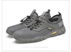 SPECIFICATIONS DEKABR Summer Outdoor Men Sneakers Breathable Casual Shoes Men Antiskid Mesh Men Shoes Waterproof Walking Zapatos Department Name: ADULT Color: Black,Grey,Khaki Size: 38,40,41,42,43,44,45,46 Season: Summer Men Shoes: Shoes Men Casual Sneakers: Casual Shoes Men Sneakers: Sneakers Men Mesh Sneakers: Mesh Shoes Men Shoes Brand: Sneakers Shoes Sports Outdoor Shoes: Summer Sneakers Sports And Leisure Shoes: Mens Casual Sneaker Shoes Brand Name: DEKABR Pattern Type: PLAID Item Type: Cas Durable Gray Sneakers For Sports, Gray Lace-up Walking Shoes For Outdoor, Durable Gray Walking Shoes For Outdoor, Gray Slip-resistant Walking Shoes For Outdoor, Slip-resistant Gray Walking Shoes For Outdoor, Gray Slip-resistant Sneakers For Hiking, Gray Slip-resistant Hiking Sneakers, Men Casual Sneakers, Shoes Men Casual