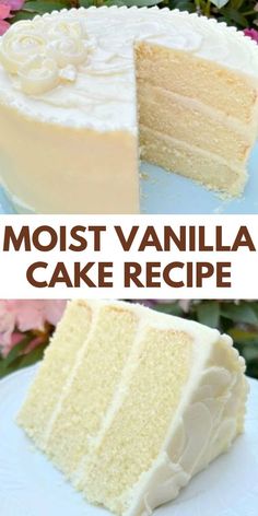 the most vanilla cake recipe you'll ever make