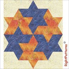 an image of a star quilt pattern