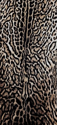 an animal print pattern is shown in black and white