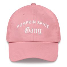 Pumpkin Spice Gang Dad Hat - Wake Slay Repeat Disney Caps, Wear To Disney World, Tiki Man, Disney Clothing, Cute Caps, Man Of The House, Birthday Disney, Team Board, Dad Cap