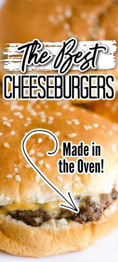 the best cheeseburgers made in the oven are on sale for $ 2 each