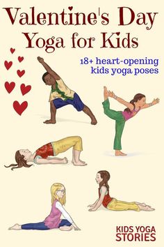 valentine's day yoga for kids