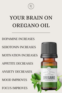 Mind Exercises, Essential Oils Allergies, Essential Oils Focus, Oregano Essential Oil, Increase Appetite, Essential Oils For Sleep, Oregano Oil, Cinnamon Essential Oil