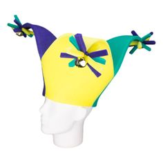 This Mardi Gras 3 Colors Jester Hat will definitely make you stand out at your next Party, Hora Loca, Wedding, Corporate Event, Birthday, Quinceanera, or Halloween Party! It can be used as a wedding hats, top hats, photo booth props, or a party favor.