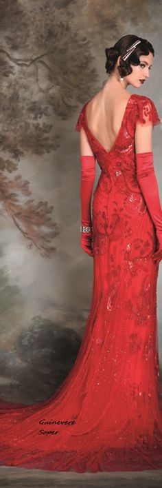 Vintage inspired Dresses – The Debutante Collection from E.Howell 2015-2016-London Gatsby Glam, Prom Dresses 2017, China Dress, Red Gowns, Vintage Inspired Dresses, High Quality Dress, 1920s Fashion, Moda Vintage, Dress Prom