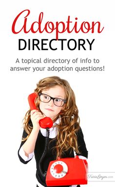 Whether you are interested in learning more about adoption, are in the process, or have adopted children of your own, Tricia Goyer shares a directory for easy-access information and resources about adoption for families! triciagoyer.com Adopted Children, Sister Poems, Birth Parents